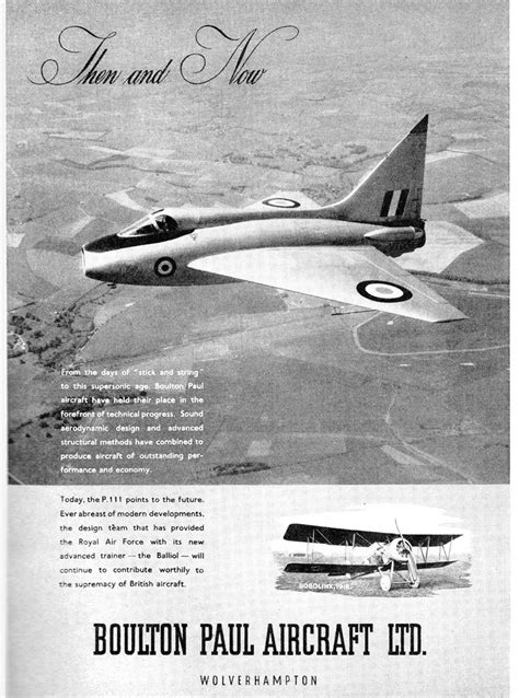 Boulton Paul Aircraft P111 Graces Guide