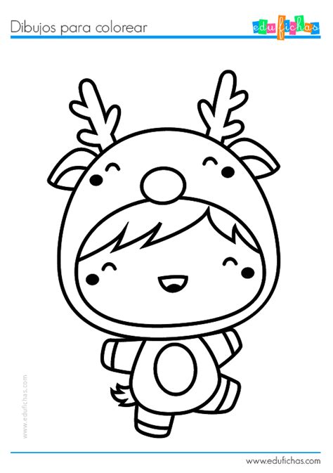 Arriba Más De 88 Dibujos Navidad Kawaii Para Colorear Mejor Vn