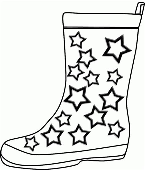 Boots Coloring Page - Coloring Home