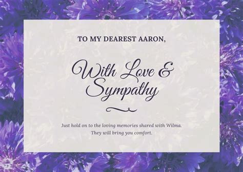 Free And Printable Custom Sympathy Card Templates Canva