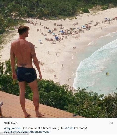 Ricky Martin Enjoys The Vida Loca While Frolicking Poolside In Puerto