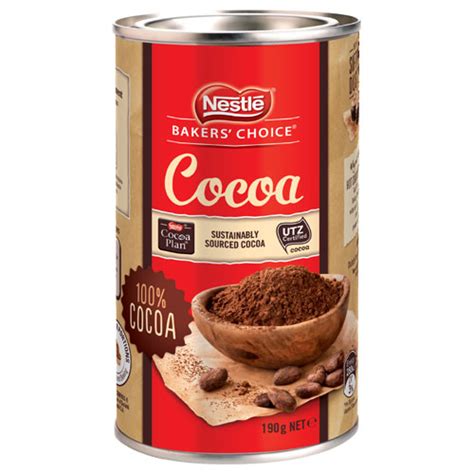 Typically, natural cocoa powder, which tastes intensely bittersweet, is used in recipes like these (unless the recipe states otherwise). Baking Cocoa Nestle - 190 g | Shop Australia