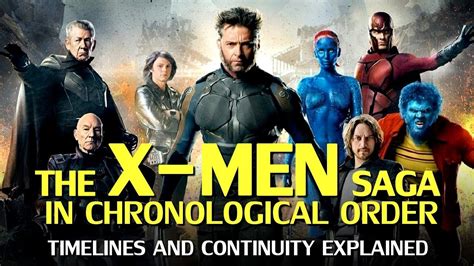 The X Men Saga In Chronological Order Timelines And Continuity