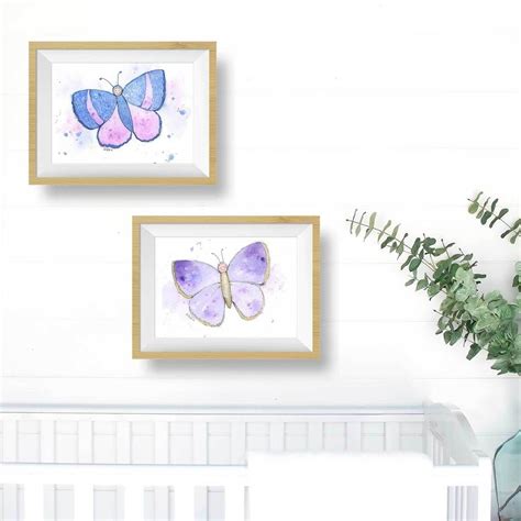 Purple Baby Butterfly Print In 2020 With Images Purple Butterfly