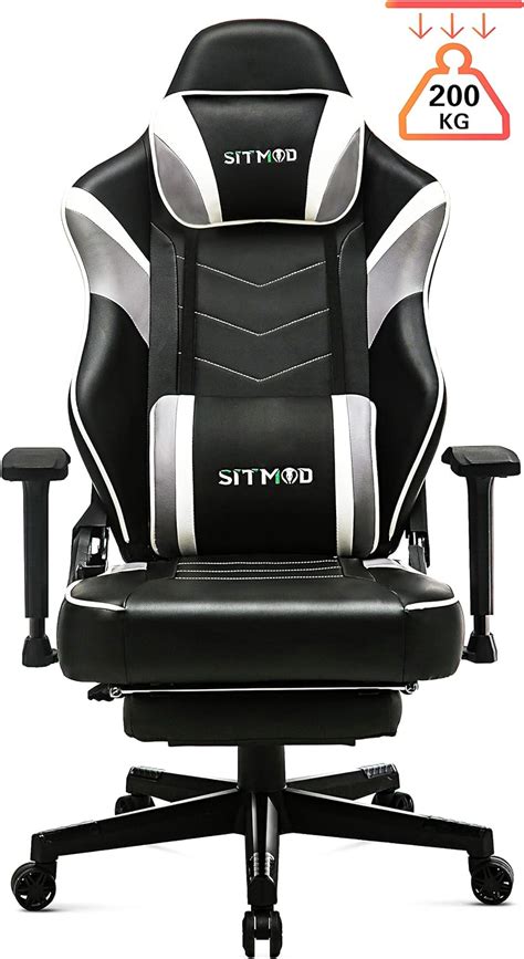 Sitmod Gaming Chair Pc Computer Racing Chair 200kg Reclinable With