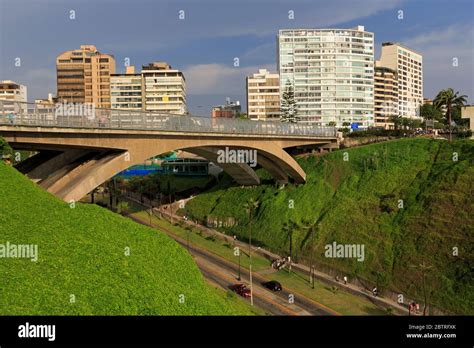 Villena Bridge Miraflores District Lima Peru Stock Photo Alamy