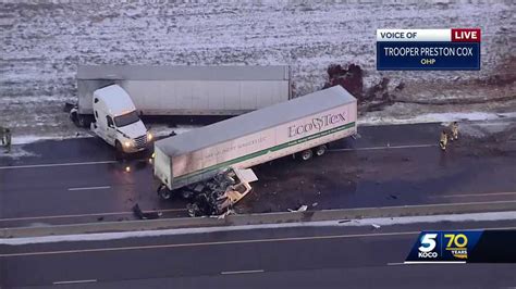 Crash Involving 2 Tractor Trailers Shuts Down Wb Turner Turnpike