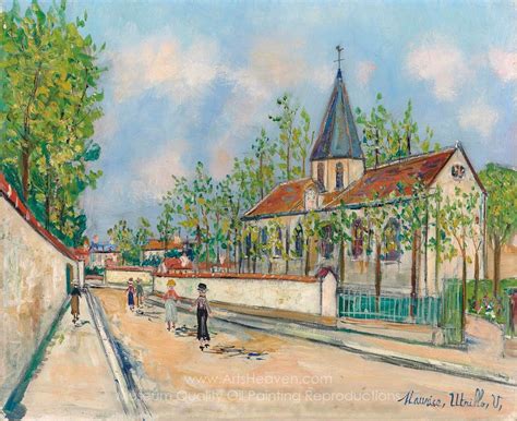Maurice Utrillo Eglise Deaubonne Painting Reproductions Save 50 75