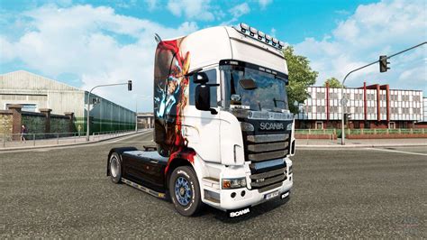 The sequel to iron man simulator by serphos! Skin Iron man for tractor Scania R-series for Euro Truck ...