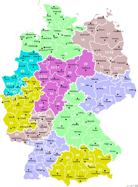 Postleitzahl Deutschland Karte