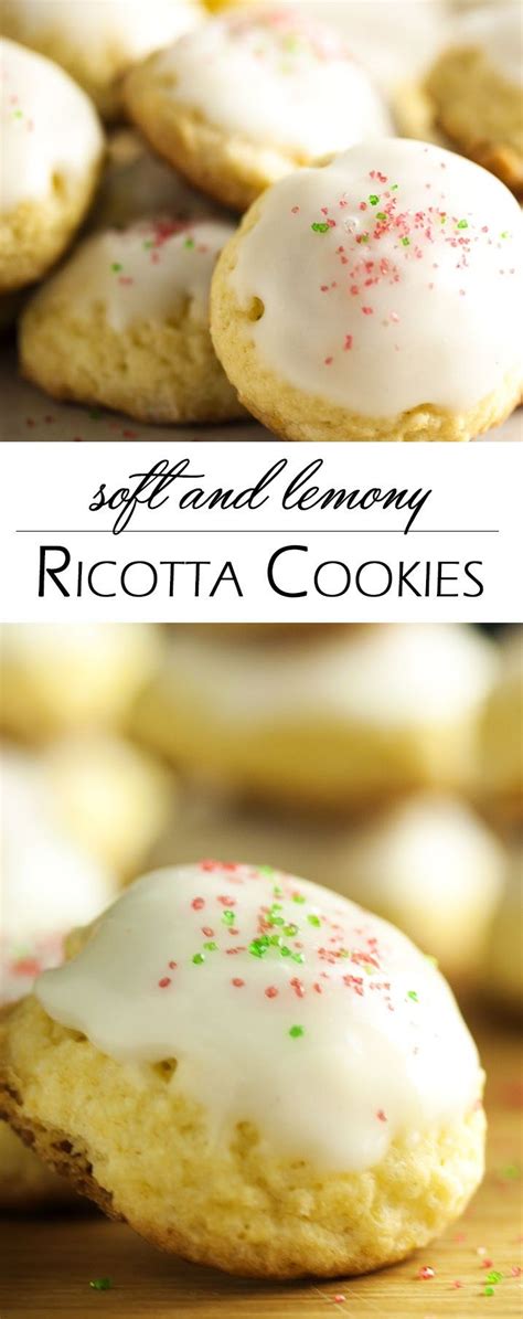 Lace cookies/lemon buttercream filling, me want cookies! Italian Lemon Ricotta Cookies | Recipe | Cookies recipes ...