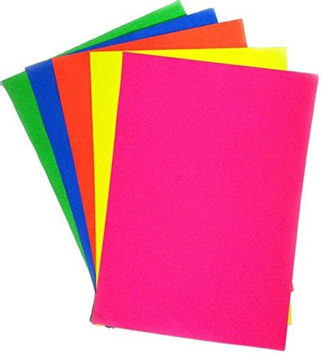 Paraspapermart A4 Color Paper Color50 Sheets Premium Fluorescent