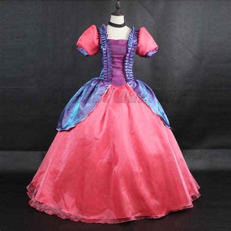 Movie Cinderella Sister Cosplay Costume Princess Wedding Dress For Adult Women Cosplay