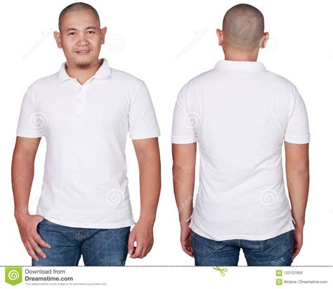 Download Polo Shirt Template Mock Up Stock Image - Image of person ...
