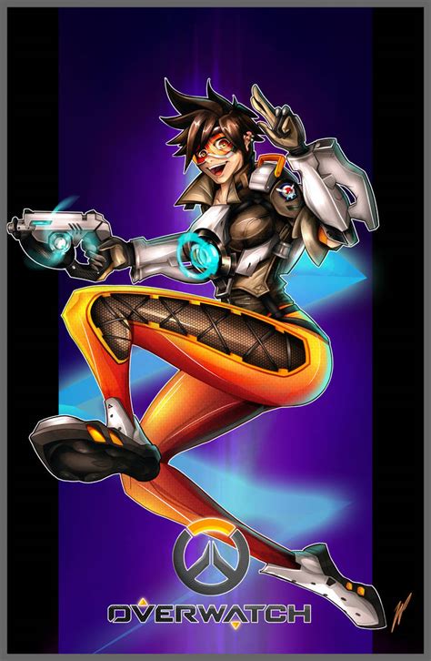 tracer overwatch by puekkers on deviantart