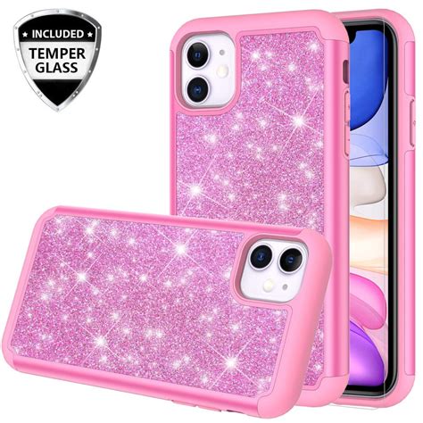Apple Iphone 11 Case Cute Girls Women W Tempered Glass Screen Protector