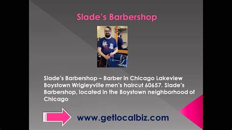 Latest popular hairstyles for women and men! Slade's Barbershop - Barber in Chicago Lakeview Boystown ...