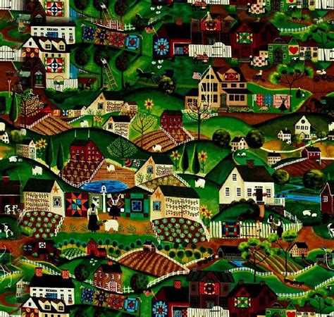 American Folk Art Painting By Cheryl Bartley