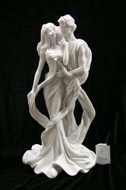 Romantic Lovely Roman Couple Italian Statue Sculpture Vittoria Made In