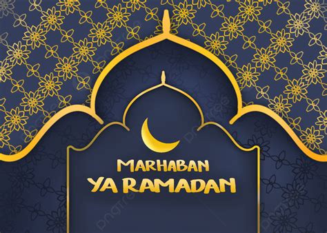 Background Marhaban Ya Ramadhan Dalam Teks Tulisan Tangan Dengan Latar