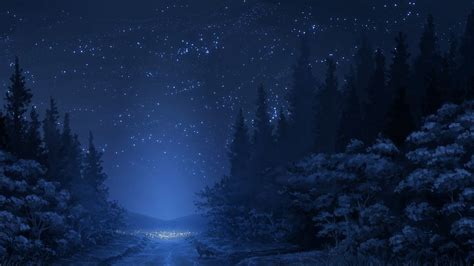 Night Forest Wallpapers Top Free Night Forest Backgrounds WallpaperAccess
