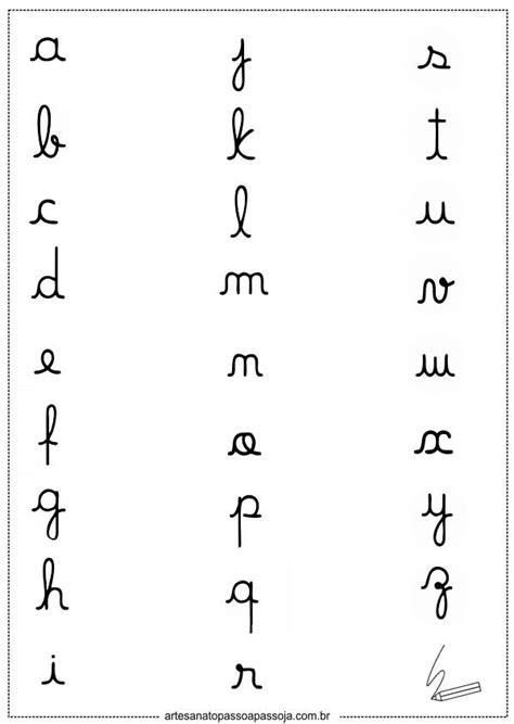 Alfabeto Maiusculo E Minusculo Cursivo Alfabeto Cursivo Maiúsculo E Minúsculo Para Imprimir