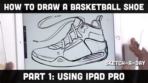 Although, a cartoon giraffe is easier to. iPad Pro: How to Draw a basketball shoe with the built in ...