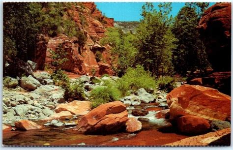 Postcard Oak Creek Canyon Arizona United States Arizona Other