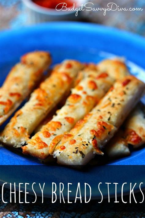 These Bread Sticks Are Cheesy And Crispy On The Outside And Soft On The