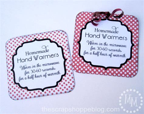 Workshop Wednesday Homemade Hand Warmers The Scrap Shoppe