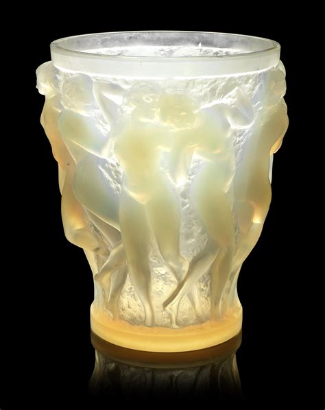 René Lalique 1860 1945 Bacchantes A Vase Design 1927 Opalescent