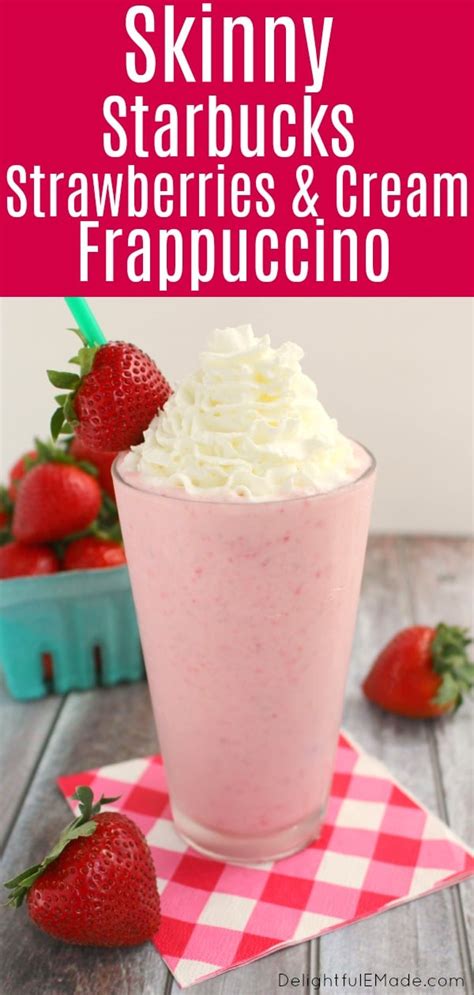 Strawberry Frappuccino Starbucks Recipe Skinny Version