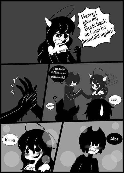 Bendy X Alice U Dont Need It Minicomic By Lolly Creepypasta