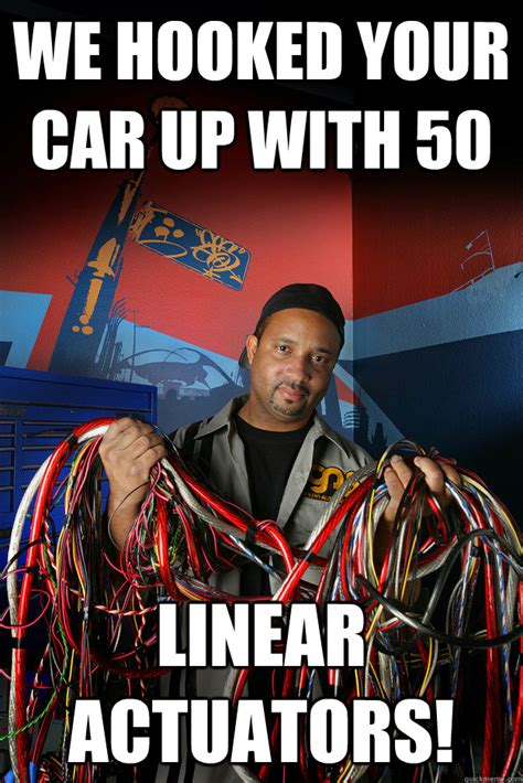 We Hooked Your Car Up With 50 Linear Actuators Mad Mike Will Hook