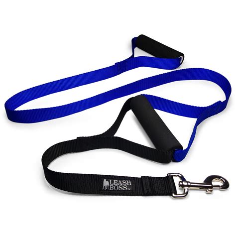 Leashboss Original Heavy Duty Two Handle Dog Leash For Large Dogs