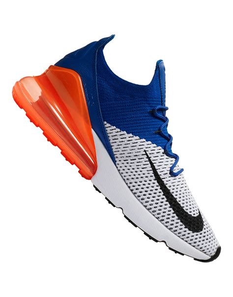 Mens White Nike Air Max 270 Flyknit Life Style Sports