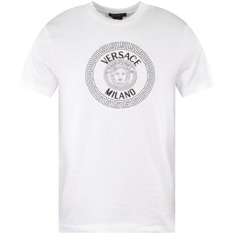 Versace White Medusa Milano T Shirt Men From Brother2brother Uk