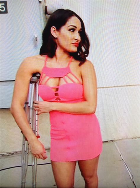 Nikki Bella In Pink Zip Purr Dress From