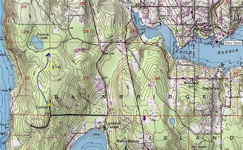 Puget Sound Topographic Map Time Zones Map