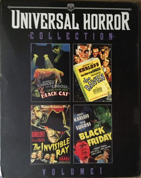 Universal Horror Collection Volume 3 Blu Ray With Slipcover Cinema