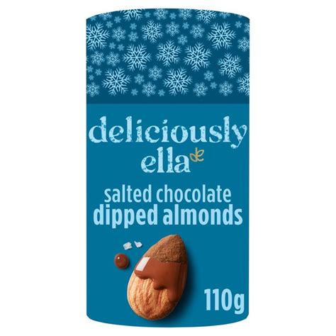 Deliciously Ella Festive Salted Chocolate Dipped Almonds Ocado