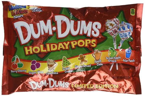 Dum Dums Holiday Pops 44 Pops 8 Flavors Sugar Cookie