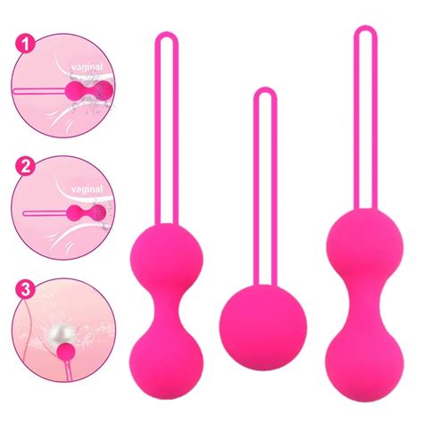 Silicone Vaginal Balls Sex Toys For Women Vagina Tighten Exercise Chinese Kegel Balls Vibrator