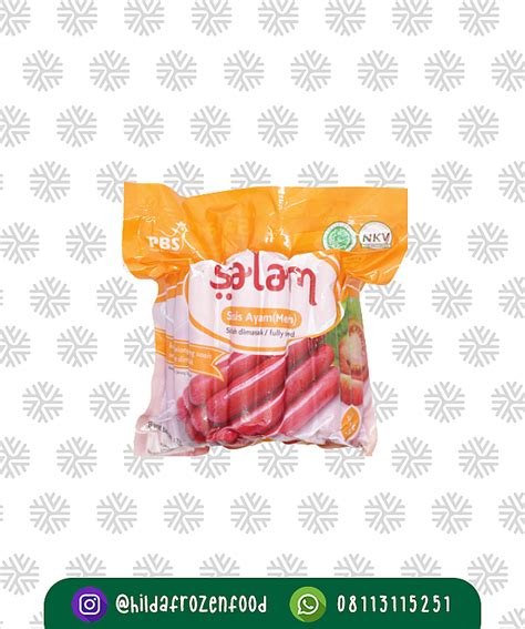 Frozen Salam Salam Sosis Ayam Merah 750gr • Frozen Food Store