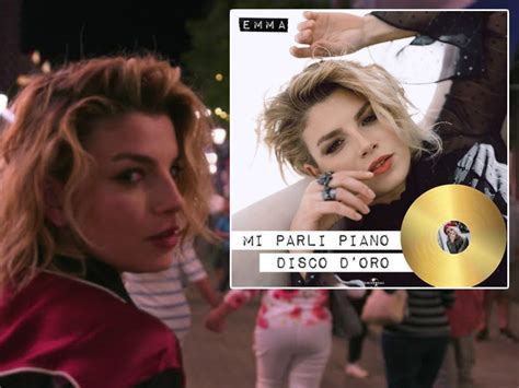 La discografia di emma marrone, cantante pop italiana, è costituita da sei album in studio, uno dal vivo,. Emma Marrone's "Mi parli piano" goes gold in the Italian ...