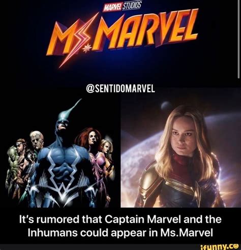 Its Rumored That Captain Marvel And The Lnhumans Could Appear In Ms