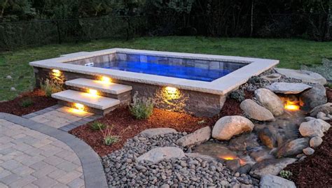 Envision Yourself Taking A Dip In This Relaxing Warm Pool On A Cool