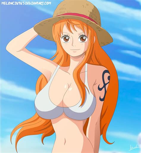 One Piece Đốt mắt với bộ ảnh bikini nóng bỏng của nàng hoa tiêu xinh