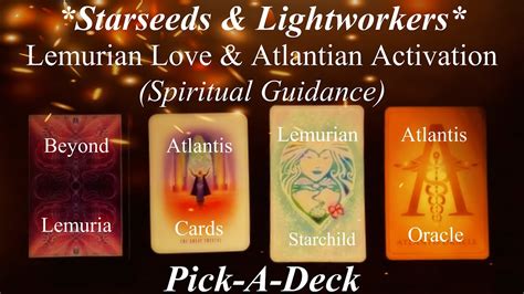 Starseeds And Lightworkers⚡️ ~ 🦄lemurian And Atlantian🔱 Spiritual Guidance