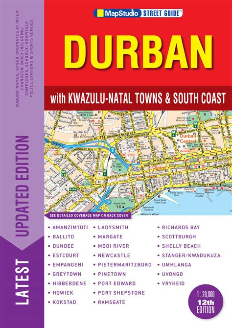 Durban Street Guide Map Studio
